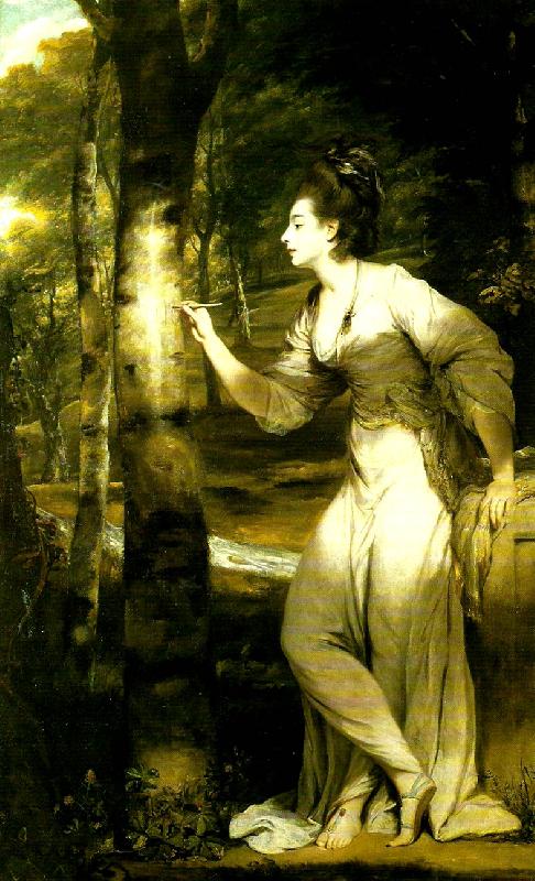 Sir Joshua Reynolds mrs lloyd oil painting image